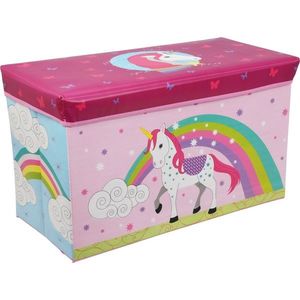 Cutie de depozitare pentru copii Unicorn, 60 x 30x 35 cm imagine