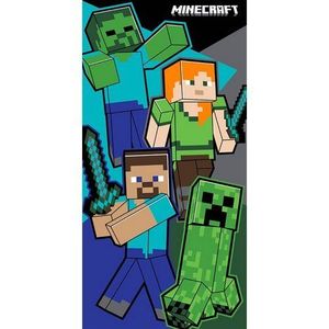 Prosop pentru copii Minecraft Virtual Fight , 70 x140 cm imagine