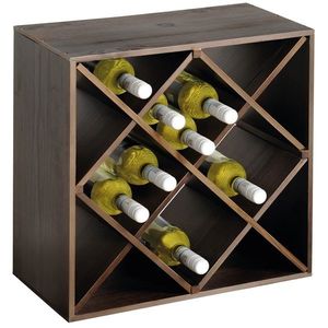 Kesper 69244 Raft de vin colorat închis , 50 x 50x 25 cm imagine