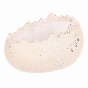 Cutie de flori din ceramică Shell pe o suprafațăplană , 17 x 13 x 9 cm imagine