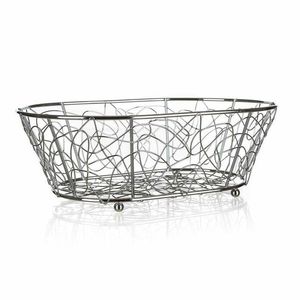 Coș de sârmă pentru fructe Banquet VANITY, oval, 28 x 9 cm imagine