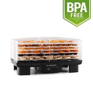 Klarstein Bananarama uscător de fructe 550W negru uscător dehydrator 6 etaje imagine