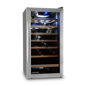 Klarstein Vivo Vino 26, 88 litri, răcitor de vin, 26 sticle, negru, LED imagine