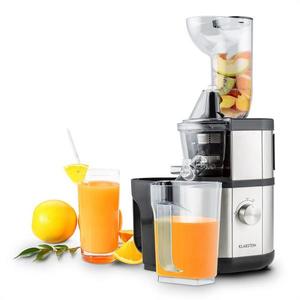 Klarstein Berry Juicer Slow Juicer 400W 60 U / min țeavă livrata Ø 8, 5cm din oțel inoxidabil imagine