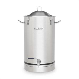 Klarstein MAISCHFEST, cazan de fermentare, 30 l, lcd tactil, tub de fermentare, oțel inoxidabil 304 imagine