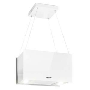 Klarstein Kronleuchter L, hotă tip insulă, 60 cm, evacuare 590 m³/h, LED, touch, alb imagine