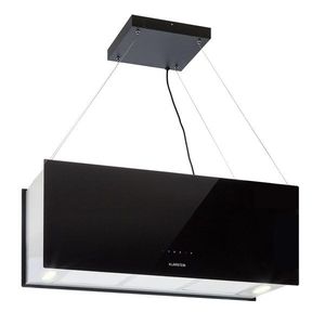 Klarstein Kronleuchter XL, hotă tip insulă, 90 cm, evacuare 590 m³/h, LED, touch, negru imagine