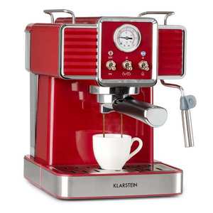 Klarstein Gusto Classico, espressor, 1350 W, presiune 20 bar, rezervor de apă: 1, 5 litri imagine