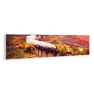 Klarstein Wonderwall Air Art Smart, încălzitor cu infraroșu, vârtej, 120 x 30 cm, 350 W imagine