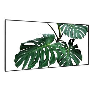 Klarstein Wonderwall Air Art Smart, încălzitor cu infraroșu, frunză verde, 120 x 60 cm, 700 W imagine