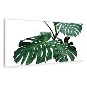 Klarstein Wonderwall Air Art Smart, încălzitor cu infraroșu, frunză verde, 120 x 60 cm, 700 W imagine