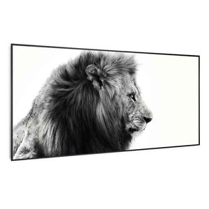 Klarstein Wonderwall Air Art Smart, radiator cu infraroșu, leu, 120 x 60 cm, 700 W imagine