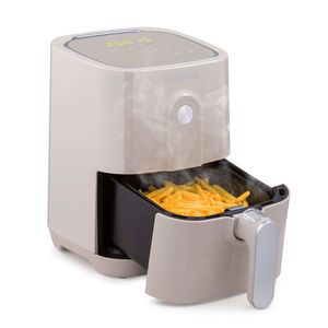 Klarstein Crisp-Pro, friteuză cu aer cald, 1400 W, 2, 8 litri, 8 programe, cronometru, oțel inoxidabil imagine