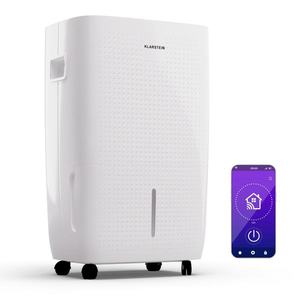 Klarstein DryFy Pro Connect Smart, Dezumidificator de aer, WiFi, Compresie, 60l/24h, 45-65m² imagine