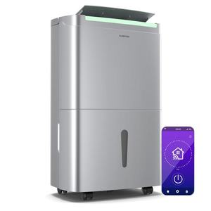 Klarstein DryFy Connect 40 dezumidificator, 40 l / zi, 30-45 m², control prin aplicație, mobil, rezervor de apă imagine