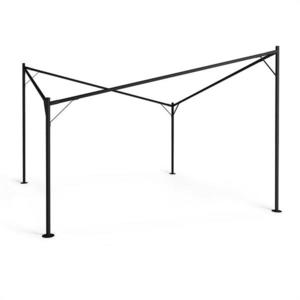 Blumfeldt Sombra, pergola, rama metalica, 4 x 4 m, accesorii imagine