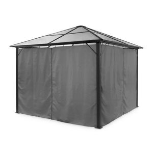 Blumfeldt Pantheon Solid Sky, pavilion cu 4 pereți laterali, 3 x 3 m, policarbonat, aluminiu imagine