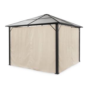 Blumfeldt Pantheon Solid Sky, pavilion cu 4 pereți laterali, 3 x 3 m, policarbonat, aluminiu imagine