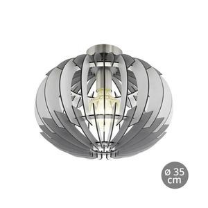 Eglo 79137 - Plafonieră OLMERO 1xE27/60W/230V gri-alb imagine