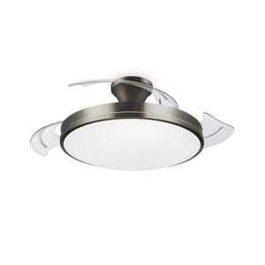 Plafonieră LED cu lator Philips LED/35W/230V 5500/4000/2700K nichel + telecomandă imagine