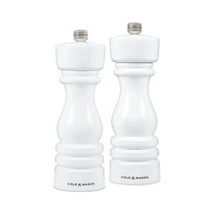 Set de râșnițe pentru sare și piper Cole&Mason LONDON 2 buc. 18 cm fag/alb imagine