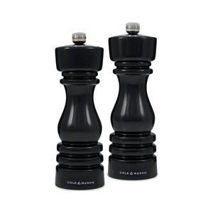 Set de râșnițe pentru sare și piper Cole&Mason LONDON 2 buc. 18 cm fag/negru imagine