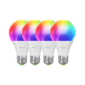 SET 4x bec LED RGBW dimabil Nanoleaf N7501B02-4A60E A19 E27/9W/230V 2700-6500K imagine