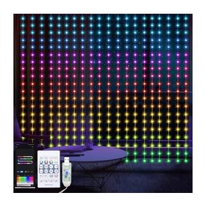 Perdea LED RGB dimabilă de Crăciun WIZARD 400xLED/USB 2x2m + telecomandă imagine