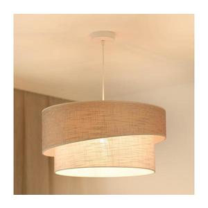 Lustră pe cablu Brilagi DOVER SHINE 1xE27/15W/230V d. 50 cm gri/crem imagine