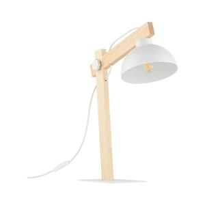 Lampă de masă OSLO 1xE27/15W/230V pin/alb imagine