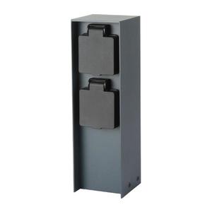 Stâlp de prize de exterior Brilagi PILLAR 2Z 230V IP44 antracit imagine