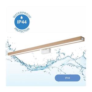 Aplică LED pentru oglindă Brilagi WOODY MIRROR LED/15W/230V IP44 stejar/alb imagine