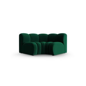 Modul pentru canapea, 1 loc, Lupine-44, Micadoni Home, 185x95x70 cm, catifea, verde bottle imagine