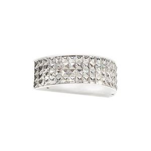 Aplică LED de cristal Ideal Lux ROMA 2xG9/3W/230V crom lucios imagine