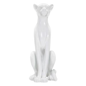 Mauro Ferretti Sculptura Forma De Leopard cm 27X38X74 | Aosom Romania imagine