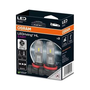 SET 2x bec LED auto Osram H8/H11/H16 PGJ19-X/8, 2W/12V 6000K imagine