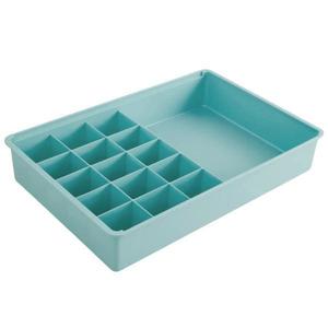 Organizator sertar cu 16 diviziuni, verde, 49 x 33 x 9 cm imagine