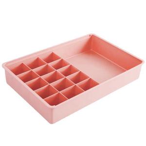 Organizator sertar cu 16 diviziuni, roz, 49 x 33 x 9 cm imagine