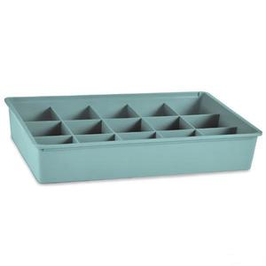 Organizator sertar cu 15 diviziuni, verde, 49 x 33 x 9 cm imagine