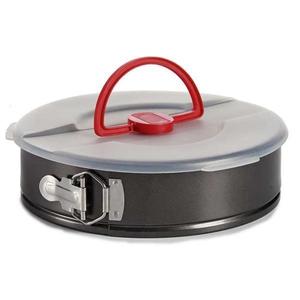 Forma rotunda din metal pentru tort cu capac, 27 x 7 cm imagine
