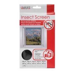 Plasa Anti Insecte Pentru Ferestre 100x100 Cm - Neagra imagine