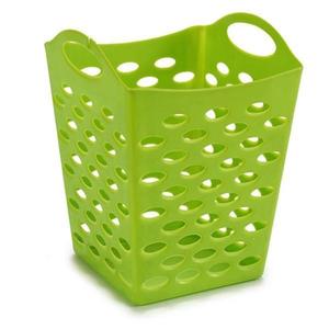 Cos patrat multifunctional din plastic, 13x13x17 cm, verde imagine