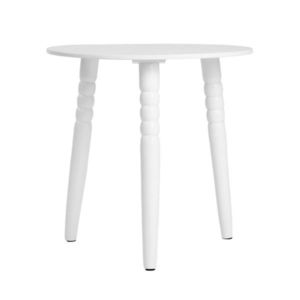 Masuta de cafea Cast, Homla, 50x50 cm, lemn, alb imagine