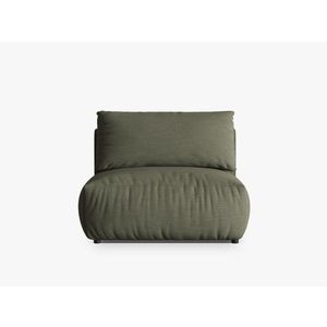Modul pentru canapea, 1 loc, Chris-259, Micadoni Home, 105x100x80 cm, tesatura structurata chenille, verde deschis imagine
