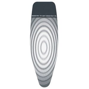 Husa pentru masa de calcat, Brabantia D, Titan Oval, 135x45 cm, 4 mm spuma + 4 mm fetru, bumbac imagine