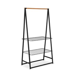 Suport pentru haine, Brabantia, Linn, 57x99.5x190 cm, otel, negru imagine
