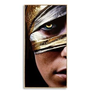 Tablou decorativ Nairobi -A, Mauro Ferretti, 52x102 cm, lemn de pin/canvas pictat si lacuit, multicolor imagine