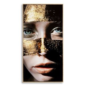 Tablou decorativ Nairobi -B, Mauro Ferretti, 52x102 cm, lemn de pin/canvas pictat si lacuit, multicolor imagine