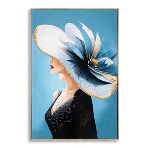 Tablou decorativ Dori -B, Mauro Ferretti, 62x92 cm, lemn de pin/canvas pictat si lacuit, multicolor imagine