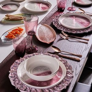 Serviciu de masa 12 piese Edge Shade, Andrea Fontebasso, portelan, multicolor imagine